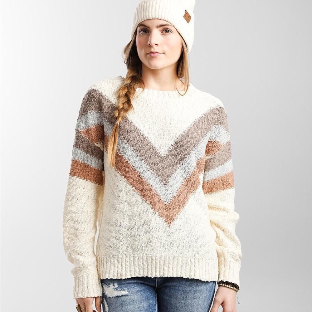 Daytrip Chevron Striped Sweater
